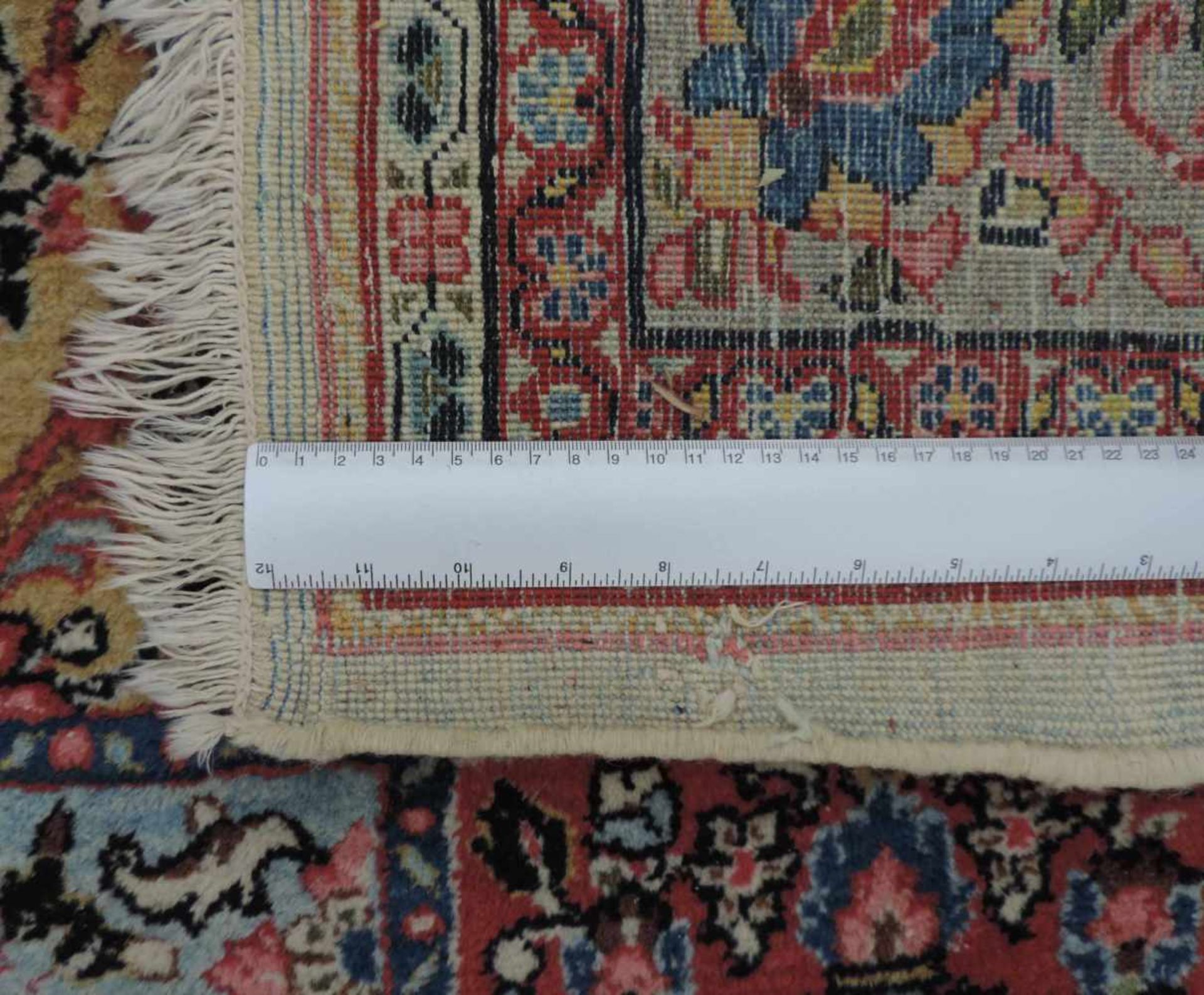 Saruk Felderteppich. Iran. Feine Knüpfung. 340 cm x 210 cm. Handgeknüpft. Wolle auf Baumwolle. Saruk - Bild 9 aus 9