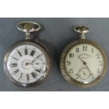 2 Taschenuhren. Eine Anti-Magnetique DOLLAR. 2 pocket watches. One Anti-Magnetic DOLLAR.