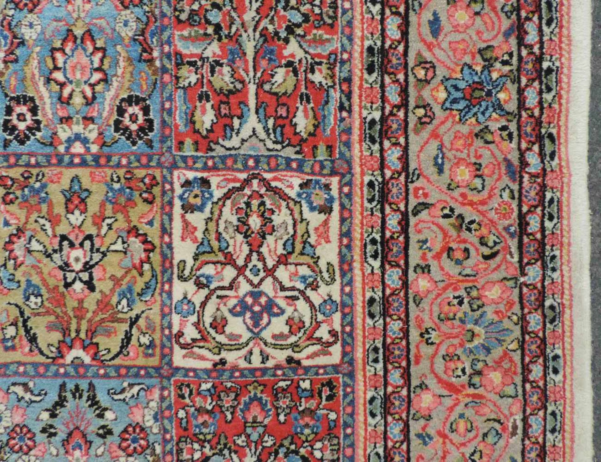 Saruk Felderteppich. Iran. Feine Knüpfung. 340 cm x 210 cm. Handgeknüpft. Wolle auf Baumwolle. Saruk - Bild 5 aus 9