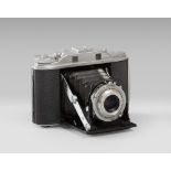 Photographic car, AGFA Isolette, Years '60 in metal chromed with optics bellows estraibile. Measures