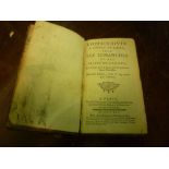 RELIGION I officiate Divine. A volume in French language. And. Paris 1765. RELIGIONE Officio Divino.