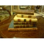 JURIDICAL AND LITERATURE Six volumes. Nineteenth-century editions. Half decorated skin. GIURIDICA