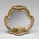 TABLE MIRROR, ELEMENTS OF 18TH CENTURY Measures cm. 86 x 78 x 33. SPECCHIERA DA TAVOLO, ELEMENTI DEL