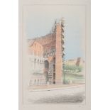 DOMENICO LUCIANI (Frascati 1929 - Roma 2001) Colosseo Pastel on paper, cm. 72 xes 50 Signature in