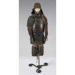 A JAPANESE LAQUER IRON ARMOR. NIMAI-DO GUSOKU, EDO PERIOD, END 17TH, EARLY 18TH CENTURY Height cm.