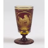 CUT CRYSTAL GLASS, BOEMIA EARLY 20TH CENTURY Measures cm. 15 x 8. BICCHIERE IN CRISTALLO TAGLIATO,