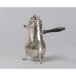 SILVER CHOCOLATE-POT, PUNCH THE KINGDOM OF NAPLES 1785