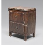 WALNUT NIGHTSTAND, NORTH ITALY LATE 17TH CENTURY