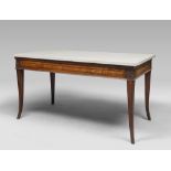 A GREAT NEOCLASSIC CHERRY-WOOD CONSOLE, CENTRAL ITALY EARLY 19TH CENTURY