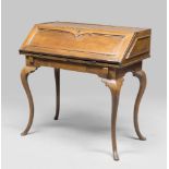 CLEAR-WALNUT FLIP.TOP-CABINET, VENETIAN 18TH CENTURY with superior part to urn and counter to