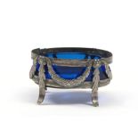 SMALL SILVER SALT CELLAR, EARLY 20TH CENTURY