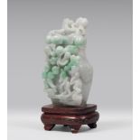 A CHINESE JADEITE SCULPTURE, 20TH CENTURY Measures cm. 12 x 6 x 5. Good condition. SCULTURA IN