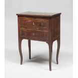 VIOLET EBONY BEDSIDE TABLE, ROME 18TH CENTURY