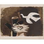 GEORGES BRAQUE (Argenteuil 1882 - Parigi 1963) L'oiseau et Son Nid, 1956