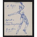 GIORGIO DE CHIRICO (Volos 1888 - Roma 1978) Spadaccino Ballerino