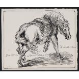 GIORGIO DE CHIRICO (Volos 1888 - Roma 1978) Il cavallo stanco