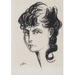 GREGORIO SCILTIAN (Rostov 1900 - Roma 1985) Ritratto di ragazza