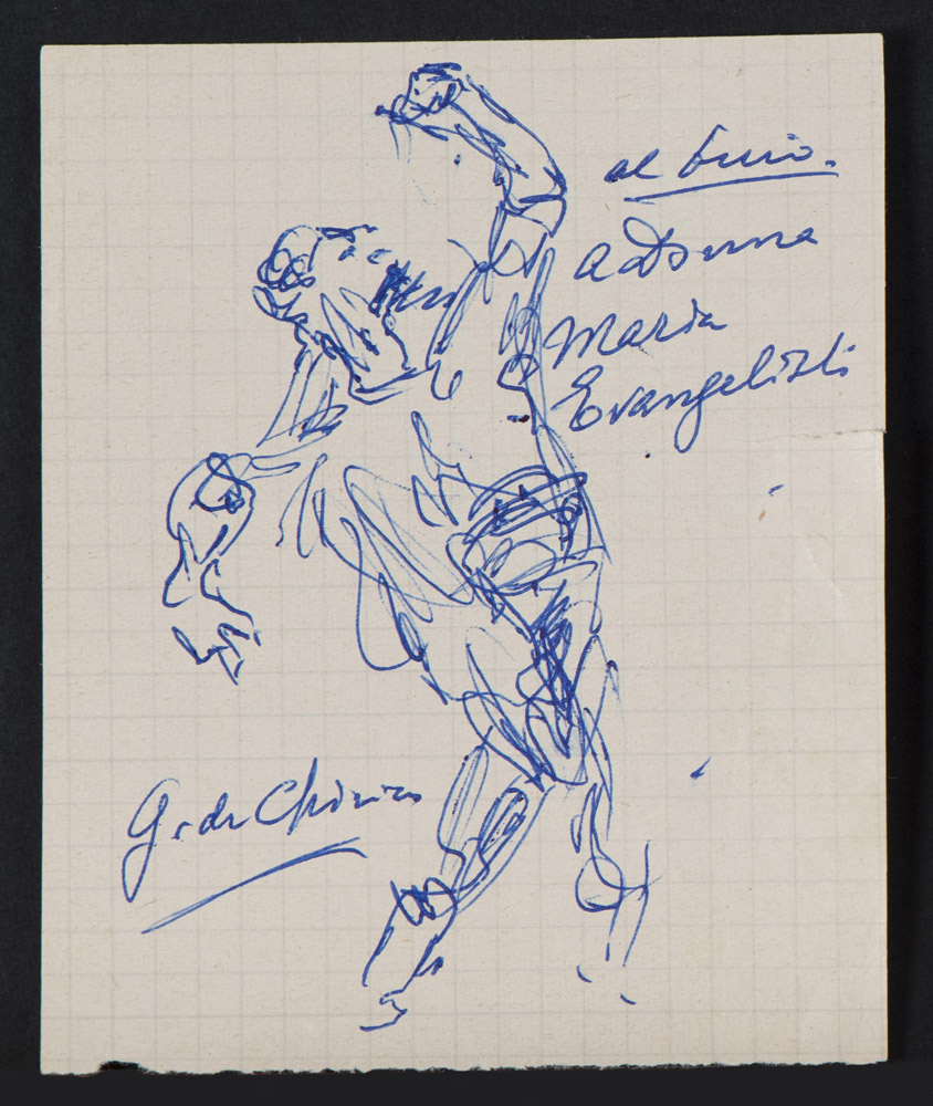 GIORGIO DE CHIRICO (Volos 1888 - Roma 1978) Spadaccino Ballerino - Image 2 of 2