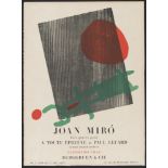 JOAN MIRÒ (Montroig 1893 - Palma di Maiorca 1983) A toute épreuve, 1958