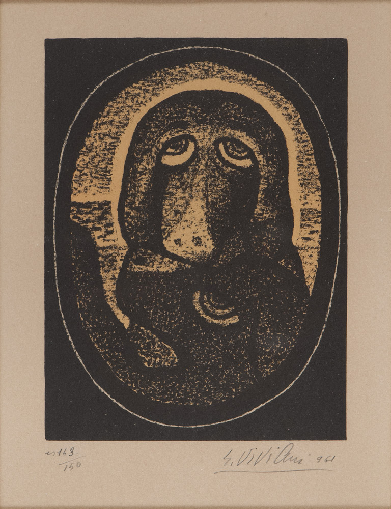 GIUSEPPE VIVIANI (San Giuliano Terme 1898 - Pisa 1965) Il cane, 1961