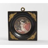 ROMAN PAINTER, 19TH CENTURY PIOUS VII Miniature on circular ivory, diameter cm. 6,5 FRAME Frame