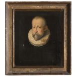 FRENCH PAINTER, LATE 16TH CENTURY PORTRAIT OF GENTLEMAN Oil on canvas, cm. 67 x 58 PROVENANCE