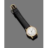 WRIST WATCH LORENZ with case in yellow gold 18 kts.,