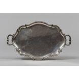 SMALL SILVER TRAY, 20TH CENTURY