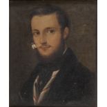 PAINTER 19TH CENTURY YOUNG PORTRAIT Oil on canvas, cm. 31 x 27 CONDITION Original canvas. Fall of