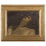 NEAPOLITAN PAINTER, 17TH CENTURY DEAD ABEL (?) Oil on canvas, cm. 37 xes 48 Framed CONDITION