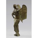 UNKNOWN SCULPTOR, LATE 20TH CENTURY ANGEL Bronze sculpture, cm. 60 x 30 x 43 Not signed IGNOTO