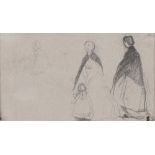 SCIPIONE VANNUTELLI (Genazzano 1834 - Rome 1894) STUDY OF FEMALE FIGURES AND GIRLS FIGURE STANDING