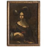 FLEMISH PAINTER ACTIVE IN NORTHERN ITALY, 17TH CENTURY PORTRAIT OF NOBLEWOMAN AS ALLEGORY OF THE