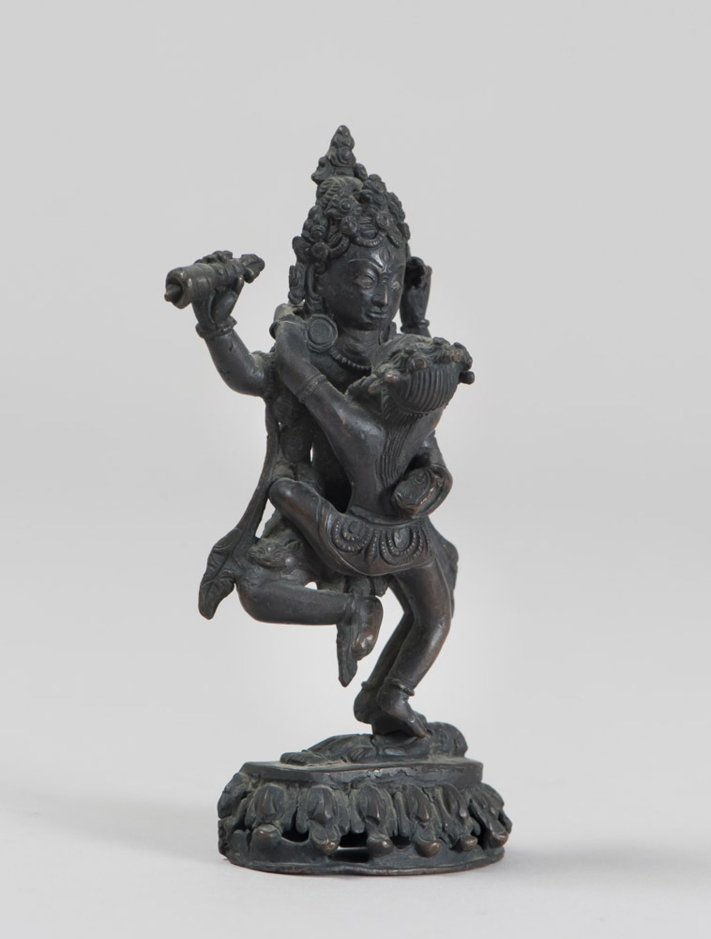 A BRONZE SCULPTURE, INDIA 19TH CENTURY