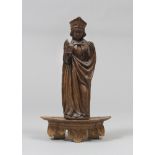 FRENCH SCULPTOR, 17TH CENTURY FIGURE OF SAINT Oak sculpture, cm. 45 x 25 x 9 Based SCULTORE