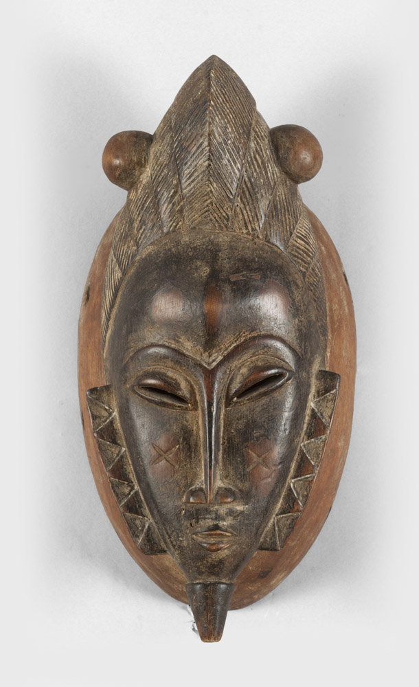 FOUR MASKS, AVORIO COSTS AND CONGO 20TH CENTURY - Image 3 of 4