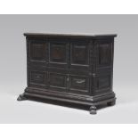 CHESTNUT-TREE SIDEBOARD, PROBABLY PIEDMONT ANCIENT ELEMENTS