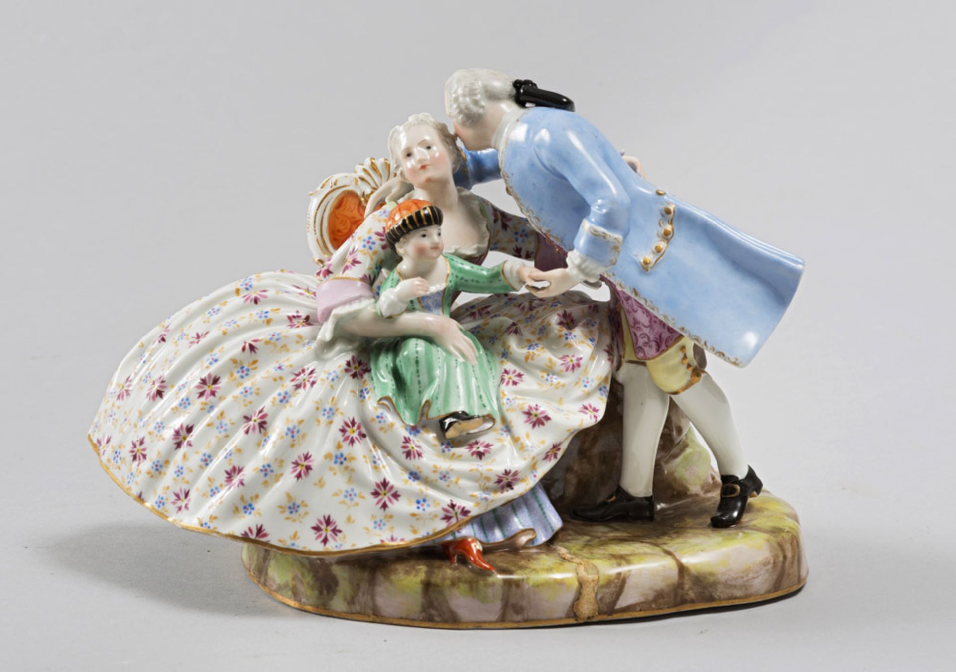 PORCELAIN GROUP, MEISSEN EARLY 20TH CENTURY