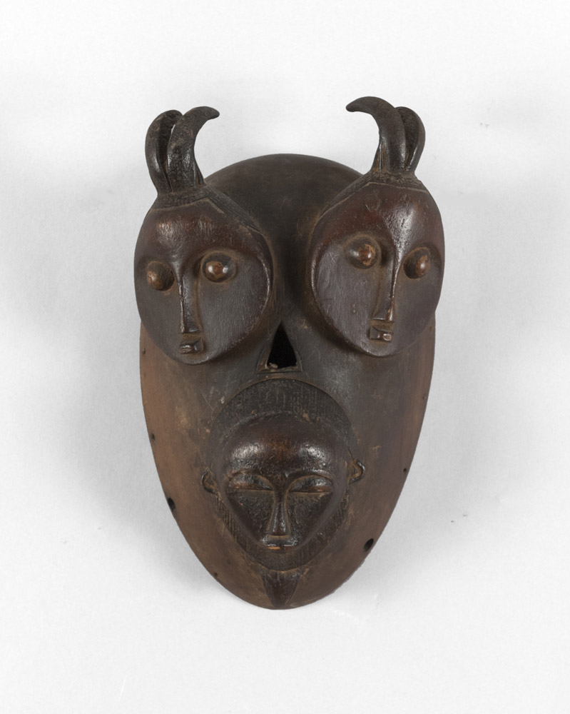 FOUR MASKS, AVORIO COSTS AND CONGO 20TH CENTURY - Image 4 of 4