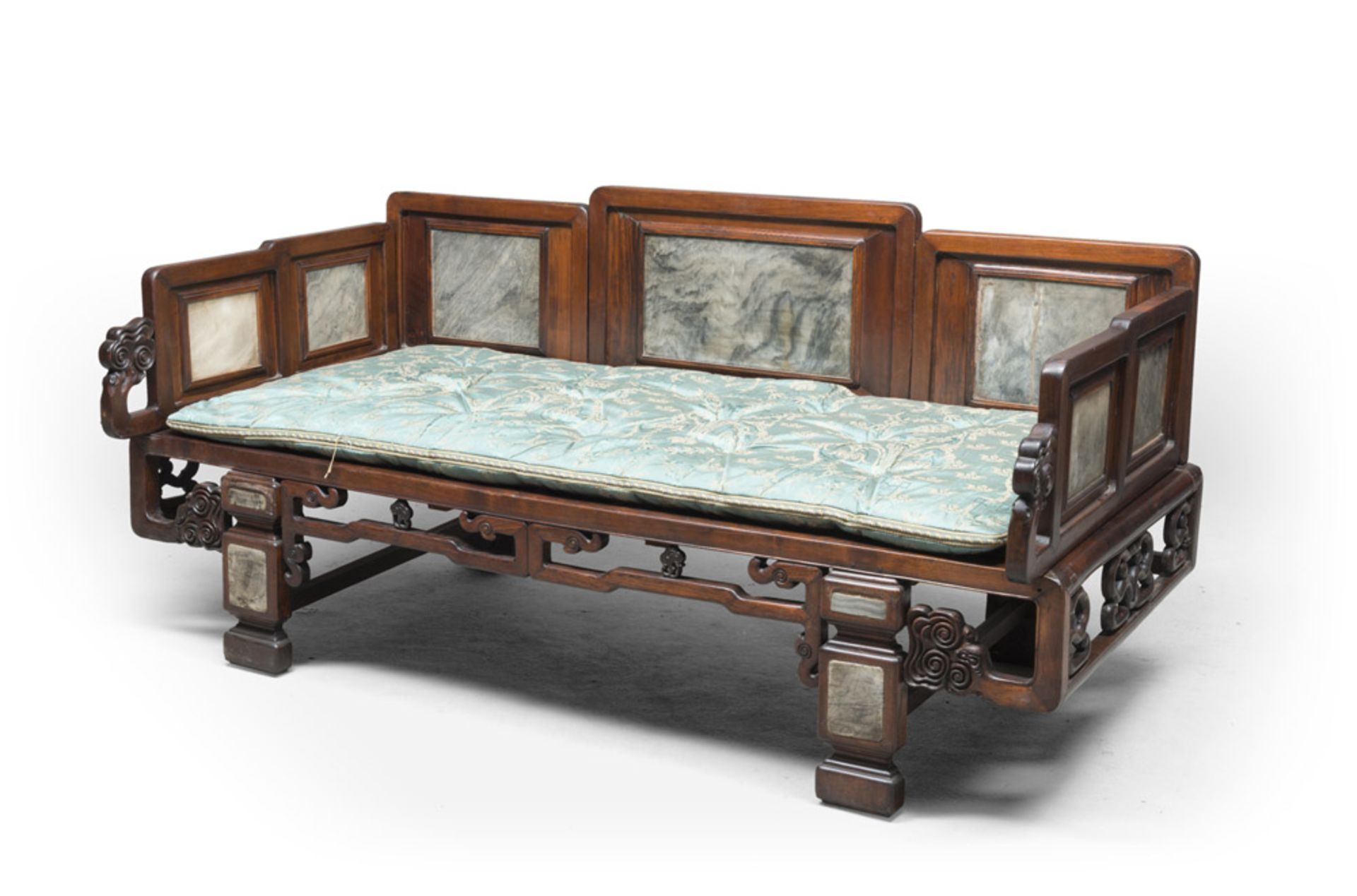 A CHINESE WOOD SOFA', 19TH CENTURY