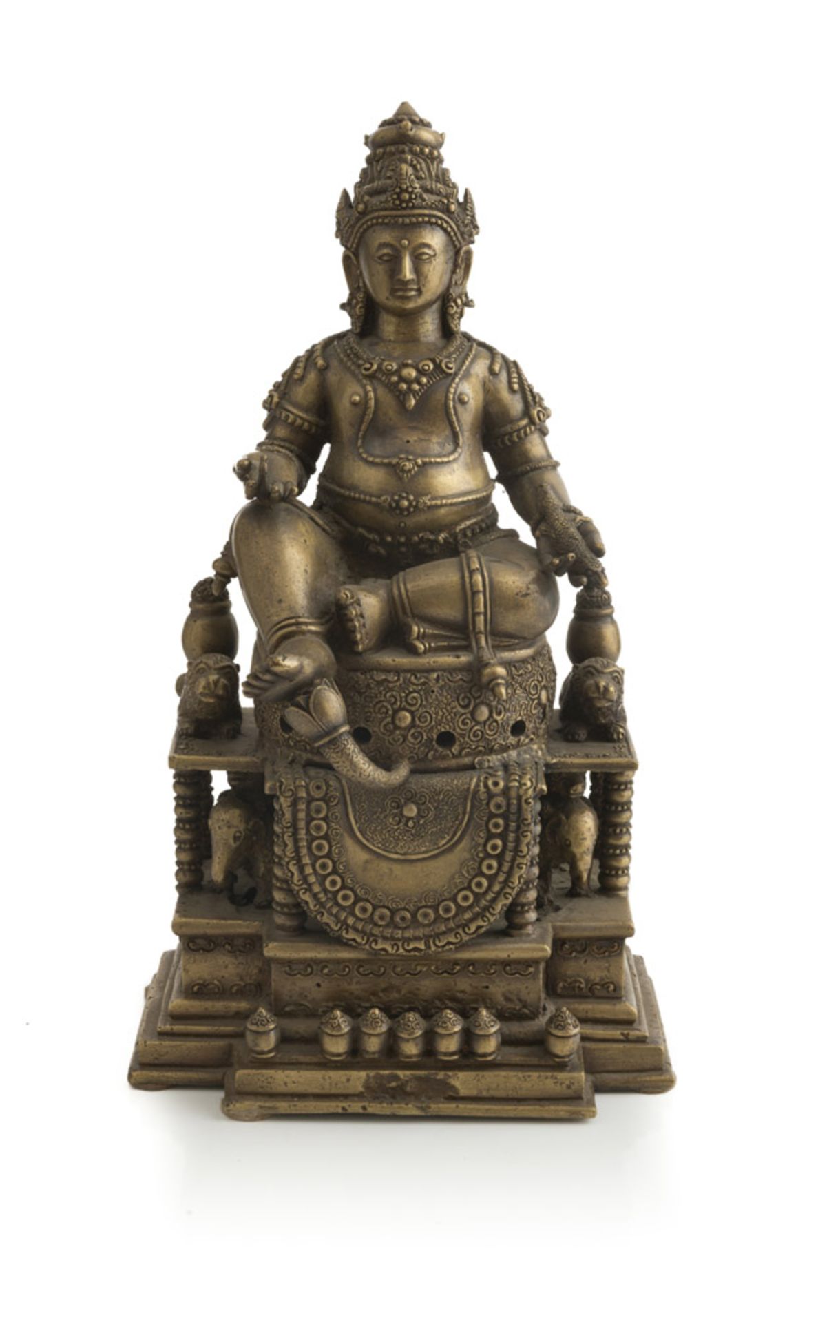 A BRONZE SCULPTURE, INDIA 19TH CENTURY