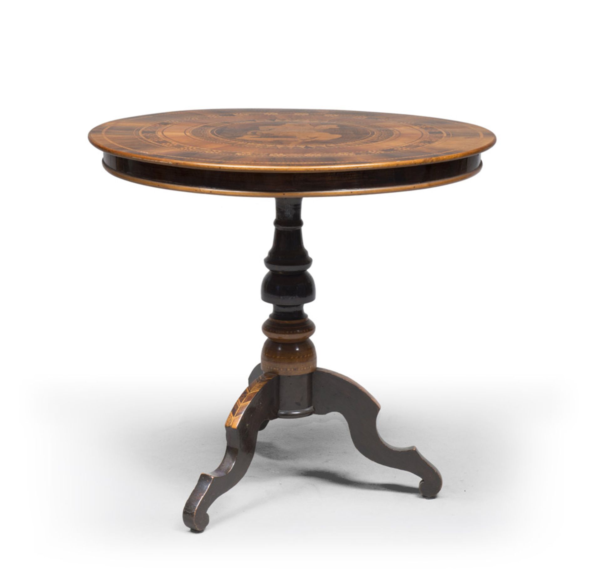 WALNUT-TREE TABLE, SORRENTO 19TH CENTURY