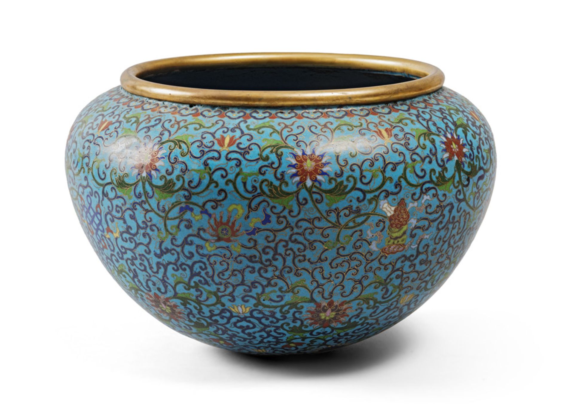 A CHINESE CLOISONNÉ METAL VASE, EARLY 20TH CENTURY