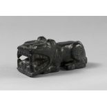 A SOAPSTONE DOG SCULPTURE, FAR EAST EARLY 20TH CENTURY