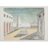 GIORGIO DE CHIRICO (Volos 1888 - Roma 1978) Il riposo di Arianna