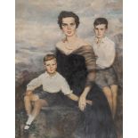 ALDO SEVERI (Macerata 1876 - Roma 1956) Ritratto di famiglia