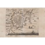 Engravers 18th-19th century. Views of city, landscapes and map. Seven etchings. Measures maximum cm.