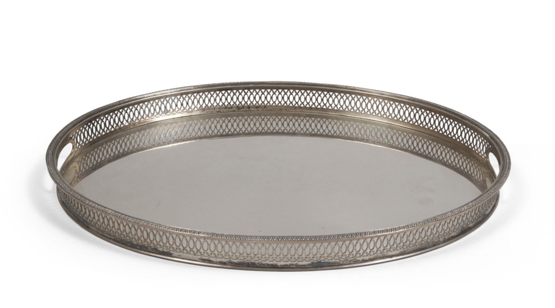 Silver Tray, Venetian punch, city of Venice 1812/1872. Title 800/1000. Measures cm. 40 x 31,