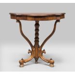 Walnut-tree Consul, probably Vienna 19th century. Measures cm. 80 x 90 x 40.PICCOLA CONSOLE IN NOCE,