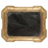 Gilded wood mirror, 19th century.